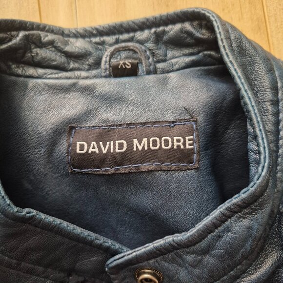 David Moore Leather Jacket - Picture 2 of 5